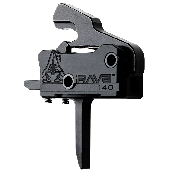 RISE RAVE 140 FLAT TRIGGER W/ ANTI-WALK PIN - Hunting Accessories